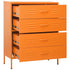 Lady Jillian -  Chest of Drawers Orange 80x35x101,5 cm Steel